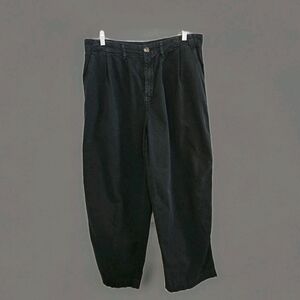 Free People Black Trousers Chinos